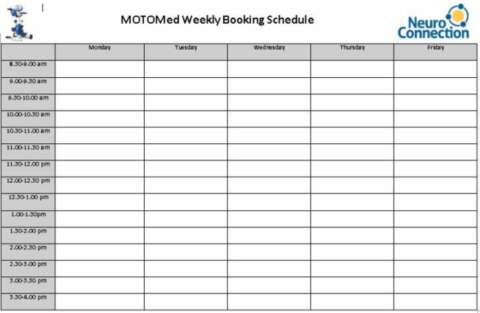 MOTOMed Booking Form